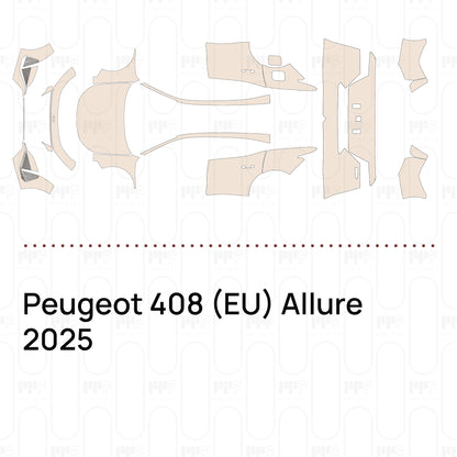 PPF prédécoupé Peugeot 408 (EU) Allure 2025