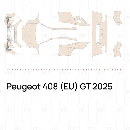 PPF prédécoupé Peugeot 408 (EU) GT 2025