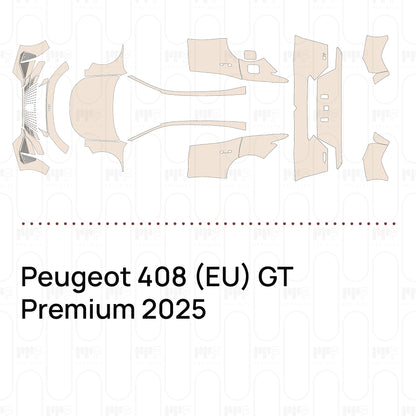 PPF prédécoupé Peugeot 408 (EU) GT Premium 2025