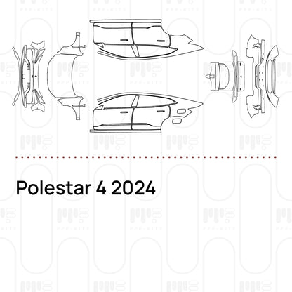 PPF prédécoupé Polestar 4 2024