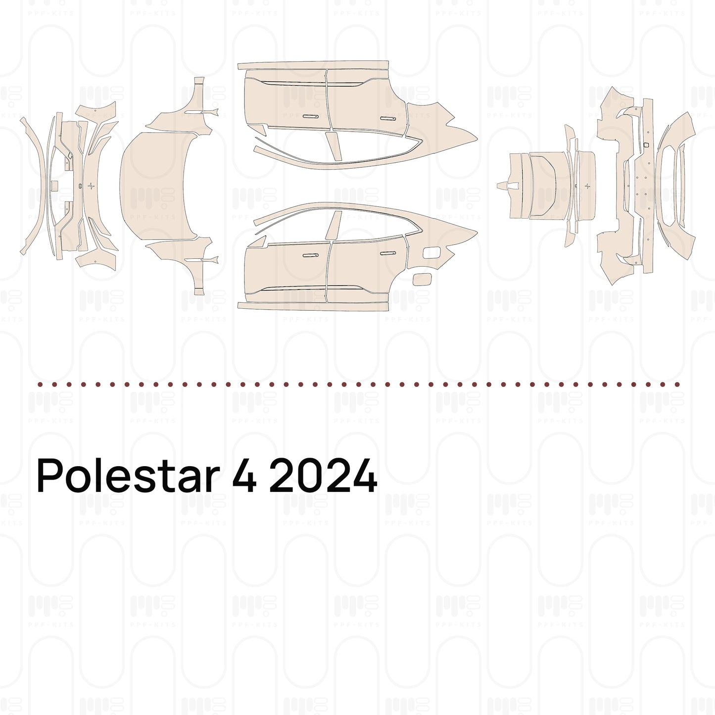 PPF prédécoupé Polestar 4 2024