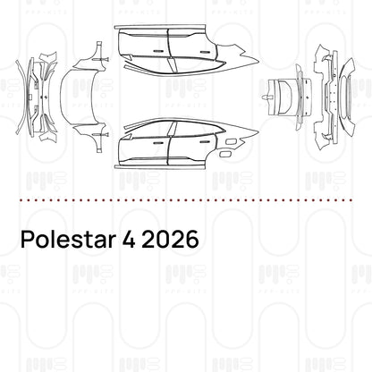 PPF prédécoupé Polestar 4 2026