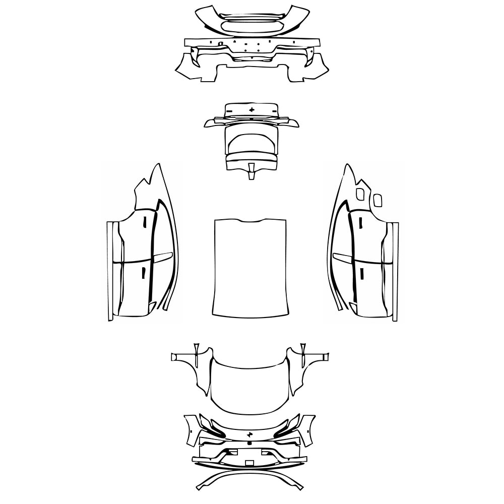 Pre-Cut PPF Polestar Polestar 4 2023 - PPF-Kits