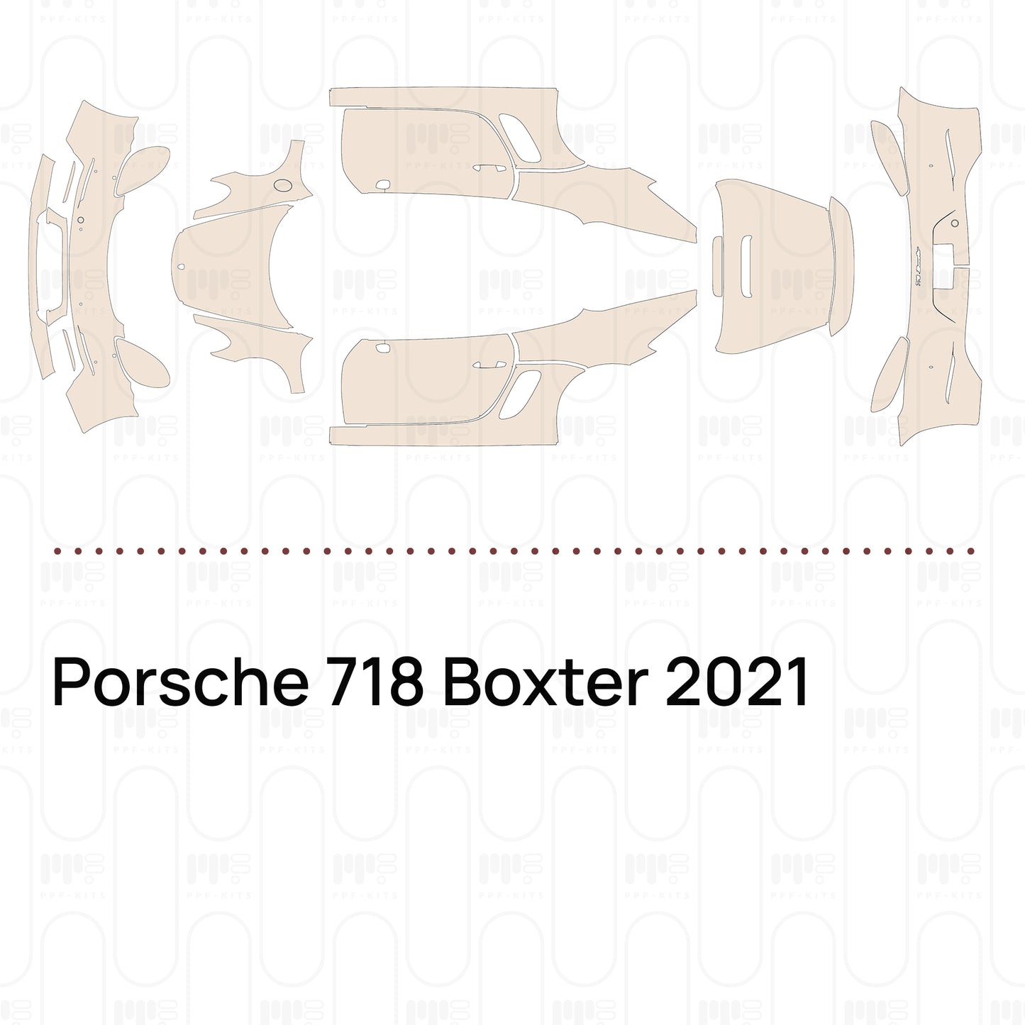 PPF prédécoupé Porsche 718 Boxter 2021