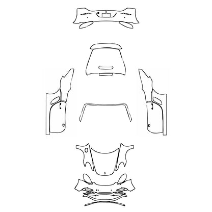 Pre-Cut PPF Porsche 718 Boxter Boxster 25 Anniversary 2021 - PPF-Kits