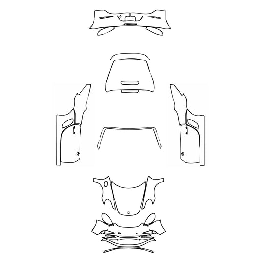 Pre-Cut PPF Porsche 718 Boxter Boxter GTS 2025 - PPF-Kits