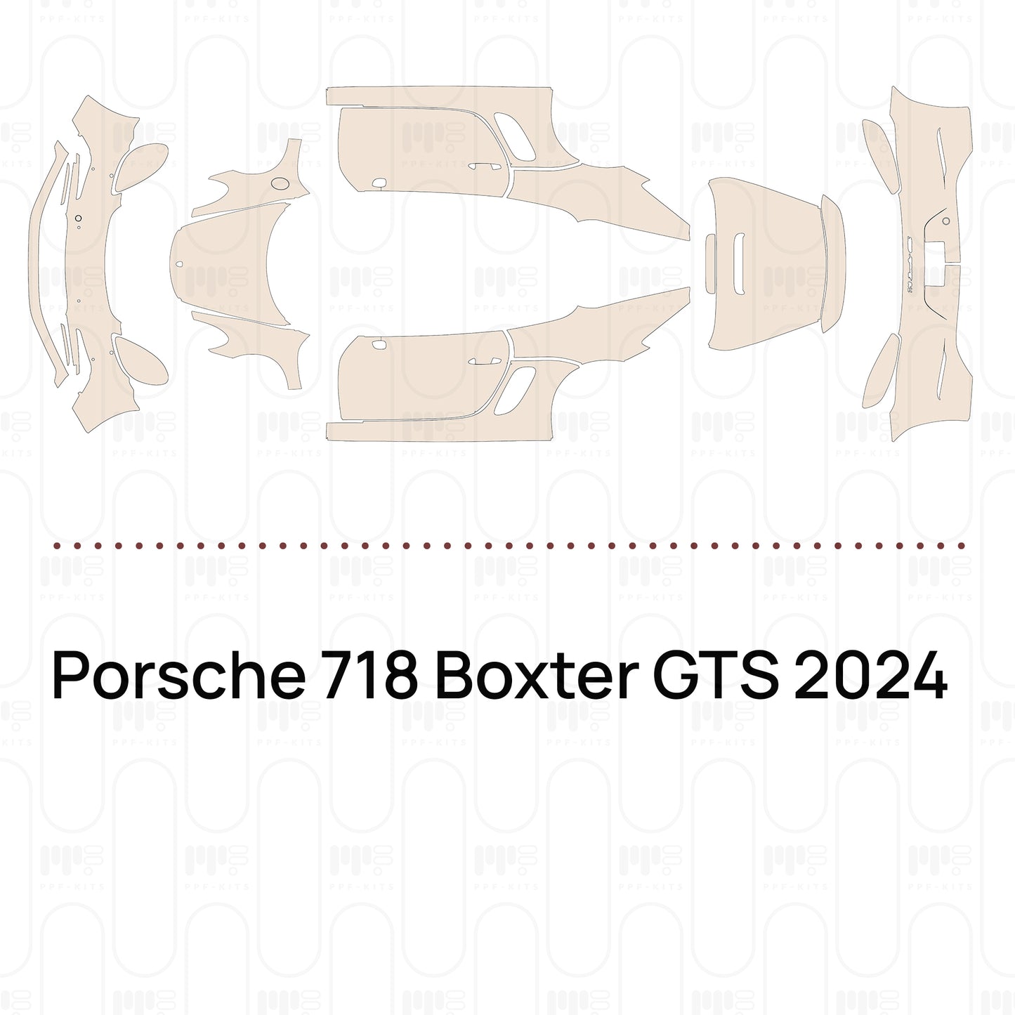 PPF prédécoupé Porsche 718 Boxter GTS 2024