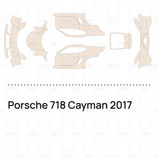 PPF prédécoupé Porsche 718 Cayman 2017