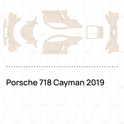 PPF prédécoupé Porsche 718 Cayman 2019