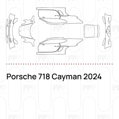 PPF prédécoupé Porsche 718 Cayman 2024