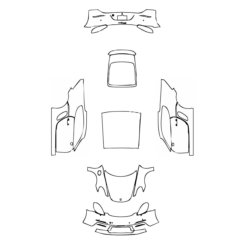 Pre-Cut PPF Porsche 718 Cayman Cayman 2025 - PPF-Kits