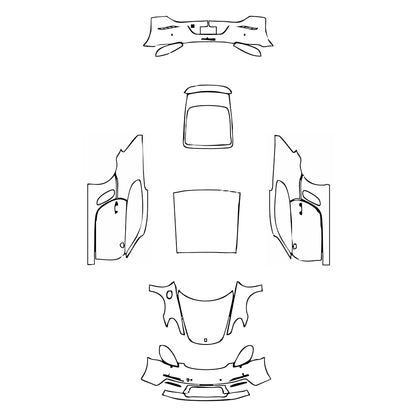 Pre-Cut PPF Porsche 718 Cayman Cayman 2025 - PPF-Kits