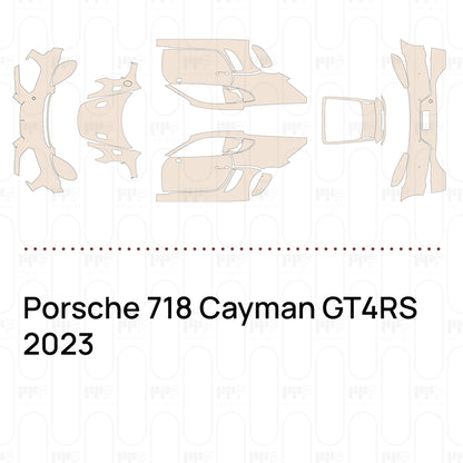 PPF prédécoupé Porsche 718 Cayman GT4RS 2023