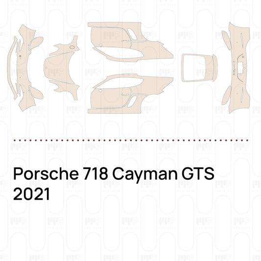 PPF prédécoupé Porsche 718 Cayman GTS 2021