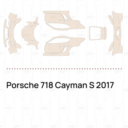 PPF prédécoupé Porsche 718 Cayman S 2017