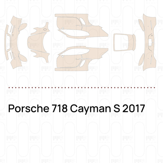 PPF prédécoupé Porsche 718 Cayman S 2017