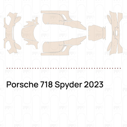 PPF prédécoupé Porsche 718 Spyder 2023
