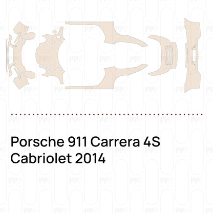 PPF prédécoupé Porsche 911 Carrera 4S Cabriolet 2014
