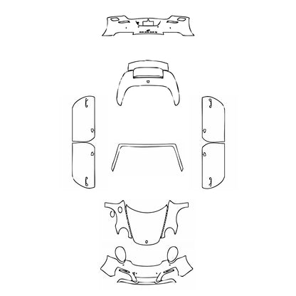 Pre-Cut PPF Porsche 911 Carrera 4S Cabriolet 2018 - PPF-Kits