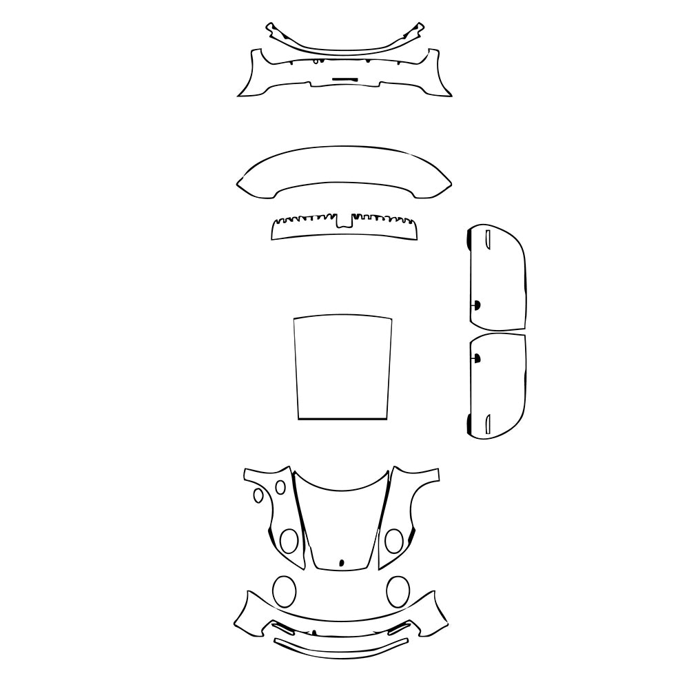 Pre-Cut PPF Porsche 911 Carrera 4S Coupe 2020 - PPF-Kits