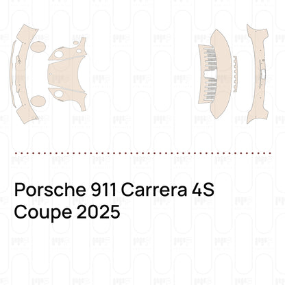 PPF prédécoupé Porsche 911 Carrera 4S Coupe 2025
