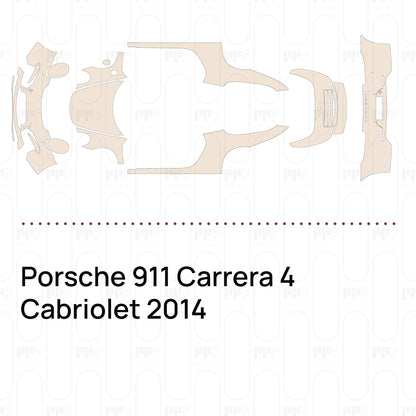 PPF prédécoupé Porsche 911 Carrera 4 Cabriolet 2014