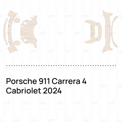 PPF prédécoupé Porsche 911 Carrera 4 Cabriolet 2024