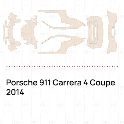 PPF prédécoupé Porsche 911 Carrera 4 Coupe 2014