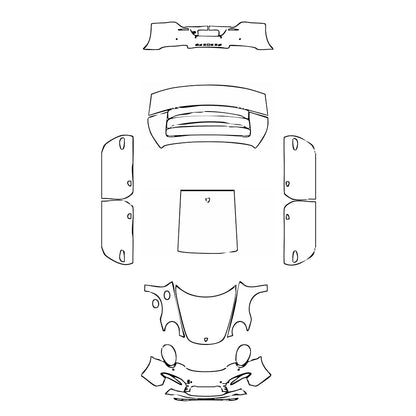 Pre-Cut PPF Porsche 911 Carrera 4 Coupe 2015 - PPF-Kits