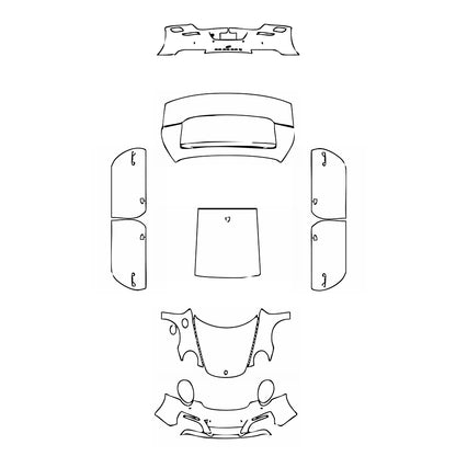 Pre-Cut PPF Porsche 911 Carrera 4 Coupe 2018 - PPF-Kits