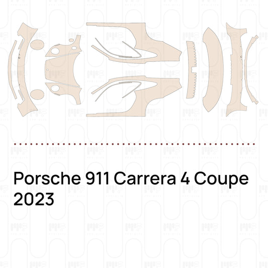 PPF prédécoupé Porsche 911 Carrera 4 Coupe 2023