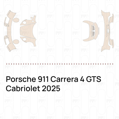 PPF prédécoupé Porsche 911 Carrera 4 GTS Cabriolet 2025