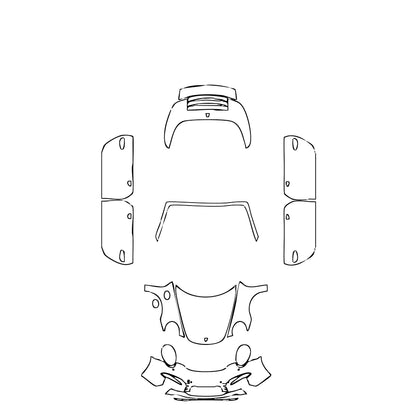 Pre-Cut PPF Porsche 911 Carrera Cabriolet 2013 - PPF-Kits