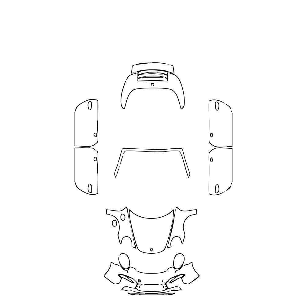 Pre-Cut PPF Porsche 911 Carrera Cabriolet 2015 - PPF-Kits