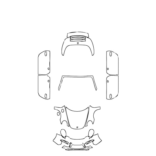 Pre-Cut PPF Porsche 911 Carrera Cabriolet 2015 - PPF-Kits