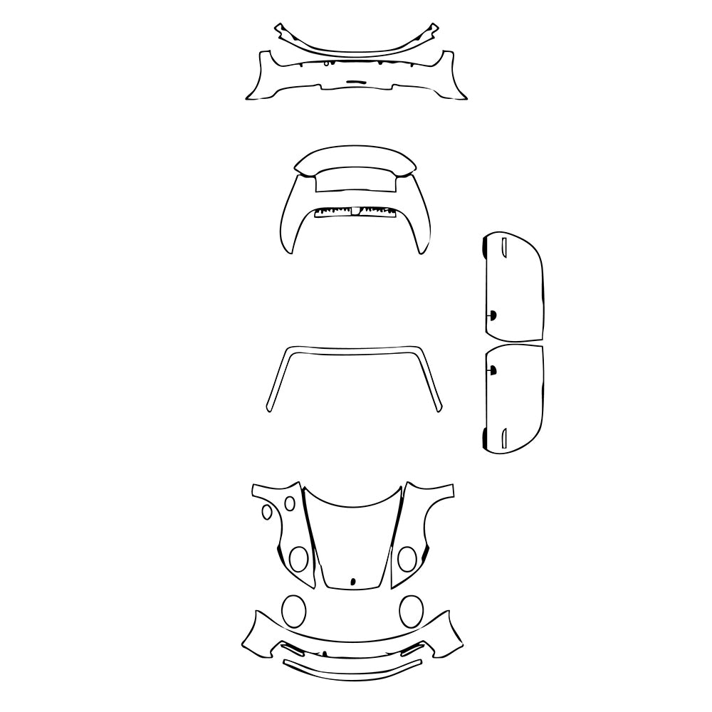 Pre-Cut PPF Porsche 911 Carrera Cabriolet 2024 - PPF-Kits