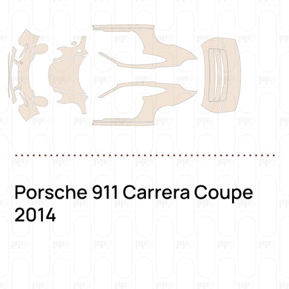 PPF prédécoupé Porsche 911 Carrera Coupe 2014