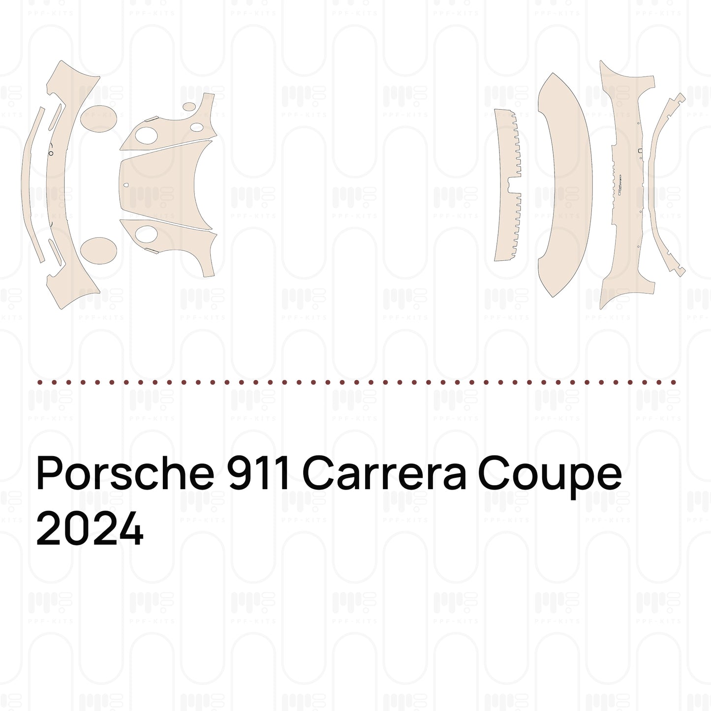 PPF prédécoupé Porsche 911 Carrera Coupe 2024