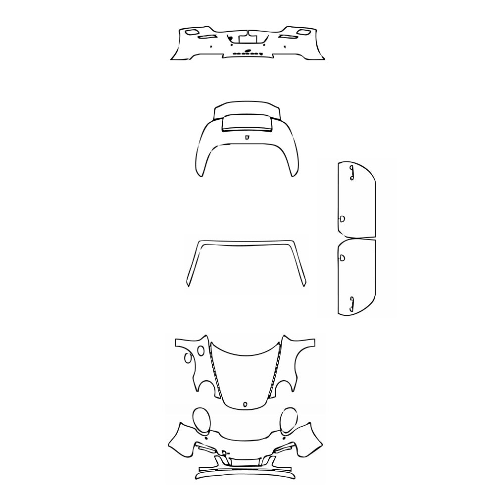 Pre-Cut PPF Porsche 911 Carrera GTS Cabriolet 2018 - PPF-Kits