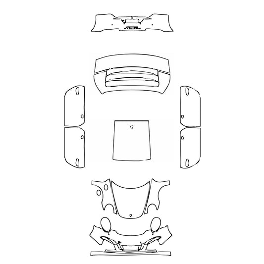 Pre-Cut PPF Porsche 911 Carrera GTS Coupe 2015 - PPF-Kits