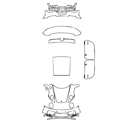 Pre-Cut PPF Porsche 911 Carrera GTS Coupe 2022 - PPF-Kits