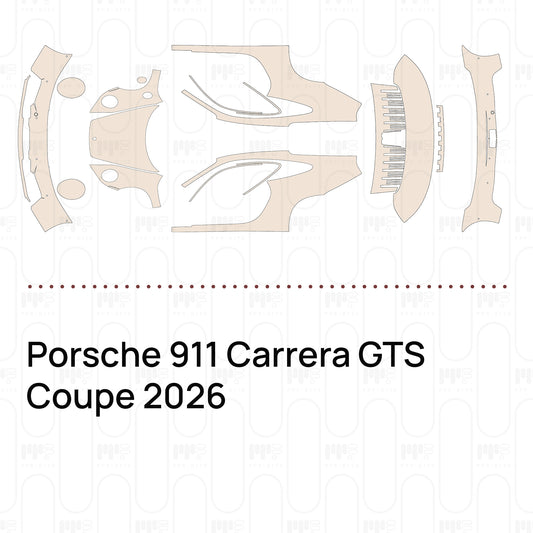 PPF prédécoupé Porsche 911 Carrera GTS Coupe 2026