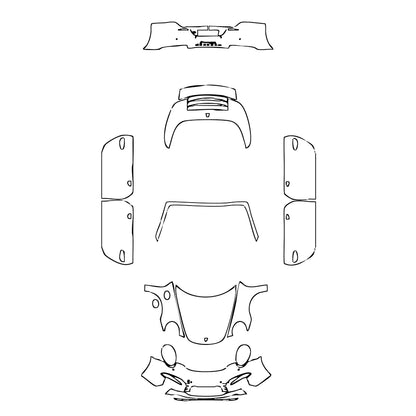 Pre-Cut PPF Porsche 911 Carrera S Cabriolet 2012 - PPF-Kits