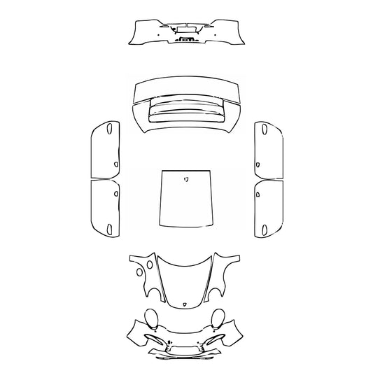 Pre-Cut PPF Porsche 911 Carrera S Coupe 2015 - PPF-Kits