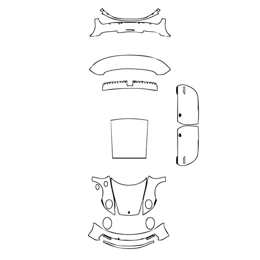Pre-Cut PPF Porsche 911 Carrera S Coupe 2022 - PPF-Kits