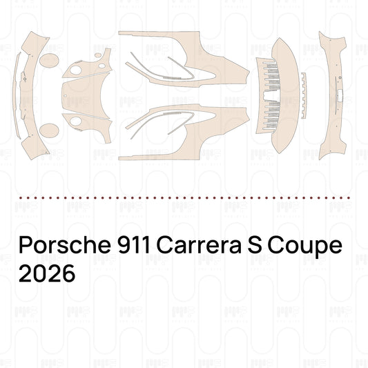 PPF prédécoupé Porsche 911 Carrera S Coupe 2026