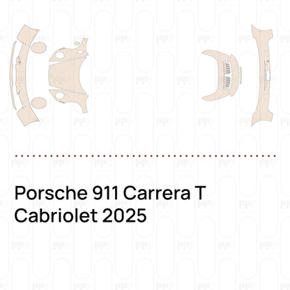 PPF prédécoupé Porsche 911 Carrera T Cabriolet 2025
