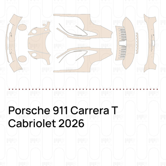 PPF prédécoupé Porsche 911 Carrera T Cabriolet 2026