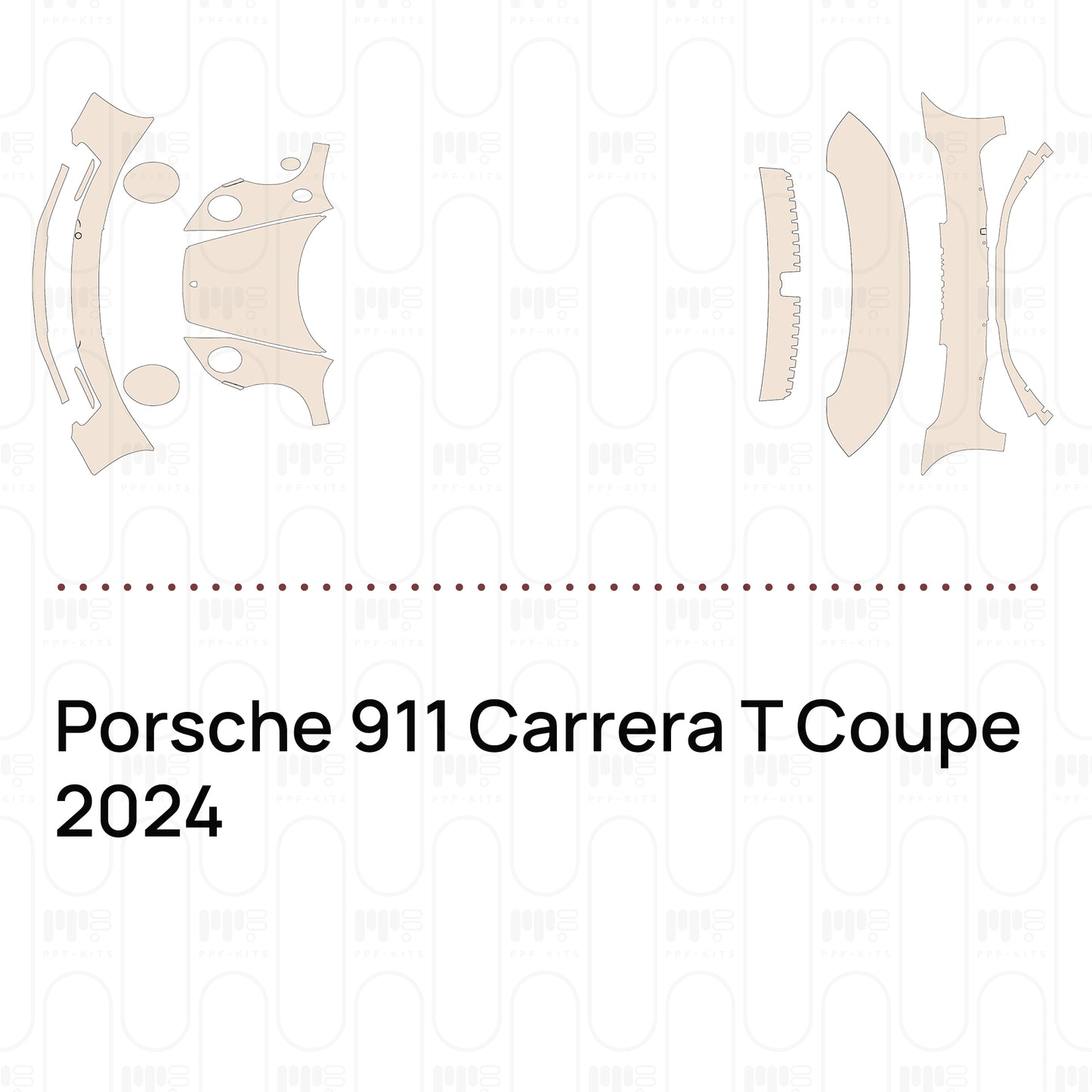 PPF prédécoupé Porsche 911 Carrera T Coupe 2024