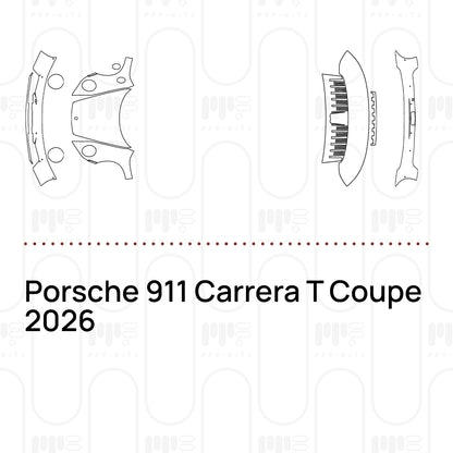 PPF prédécoupé Porsche 911 Carrera T Coupe 2026